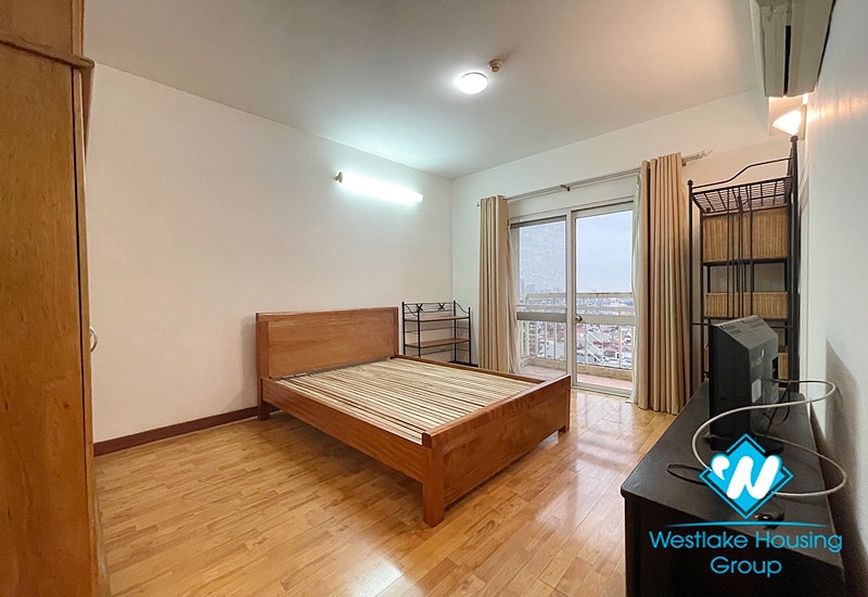 Fully furnished 3 bedroom apartment for rent on high floor, large balcony with a lot of facilities around the area